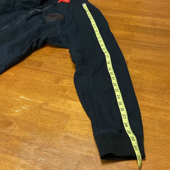 Nike Mens Size XXL Philadelphia 76ers Modern Varsity Jacket Black NBA Basketball - Picture 14 of 14